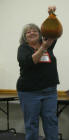Jan Andrews President Gift Presentation, Pumpkin gourd.